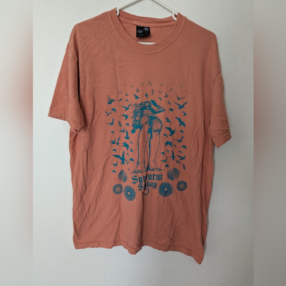 Freddy Tyler Paul Sunburnt Sunday Mens Merch T Shirt Size Large Made In USA